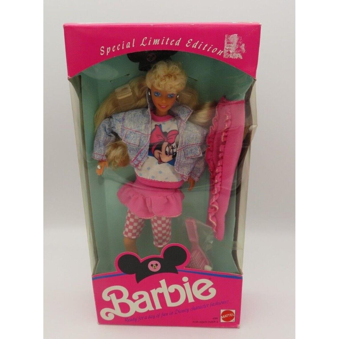 Barbie Disney Character Fashion Doll Special Limited Edition 1990 Mattel 4385