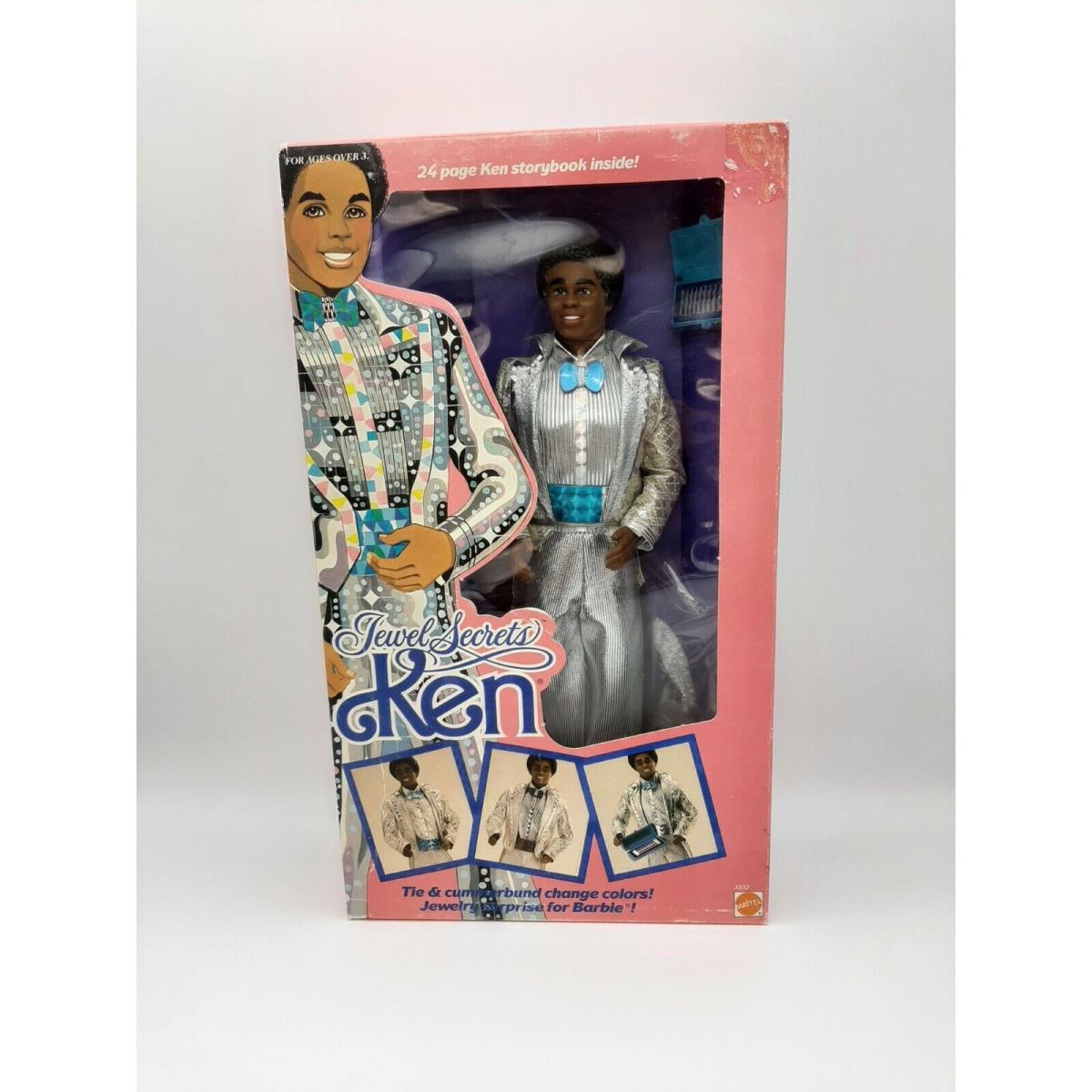 Jewel Secrets Ken African American 1986 Mattel 3232 Nrfb