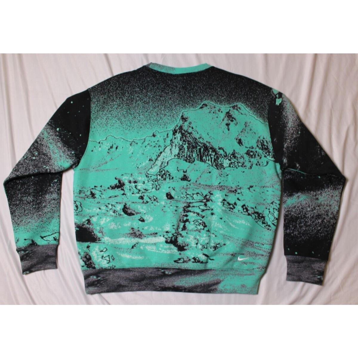 Nike Acg Therma-fit All Over Print Fleece Crew Neck Size M DQ5791-369