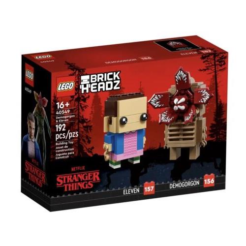 Lego 40549 Stranger Things Brickheadz Demogorgon and Eleven