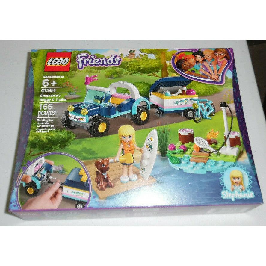Lego Friends Stephanie`s Buggy and Trailer 41364 166 Piece Building Set Toy