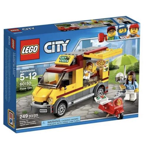 Lego 60150 City Great Vehicles: Pizza Van - Set Rare Retired