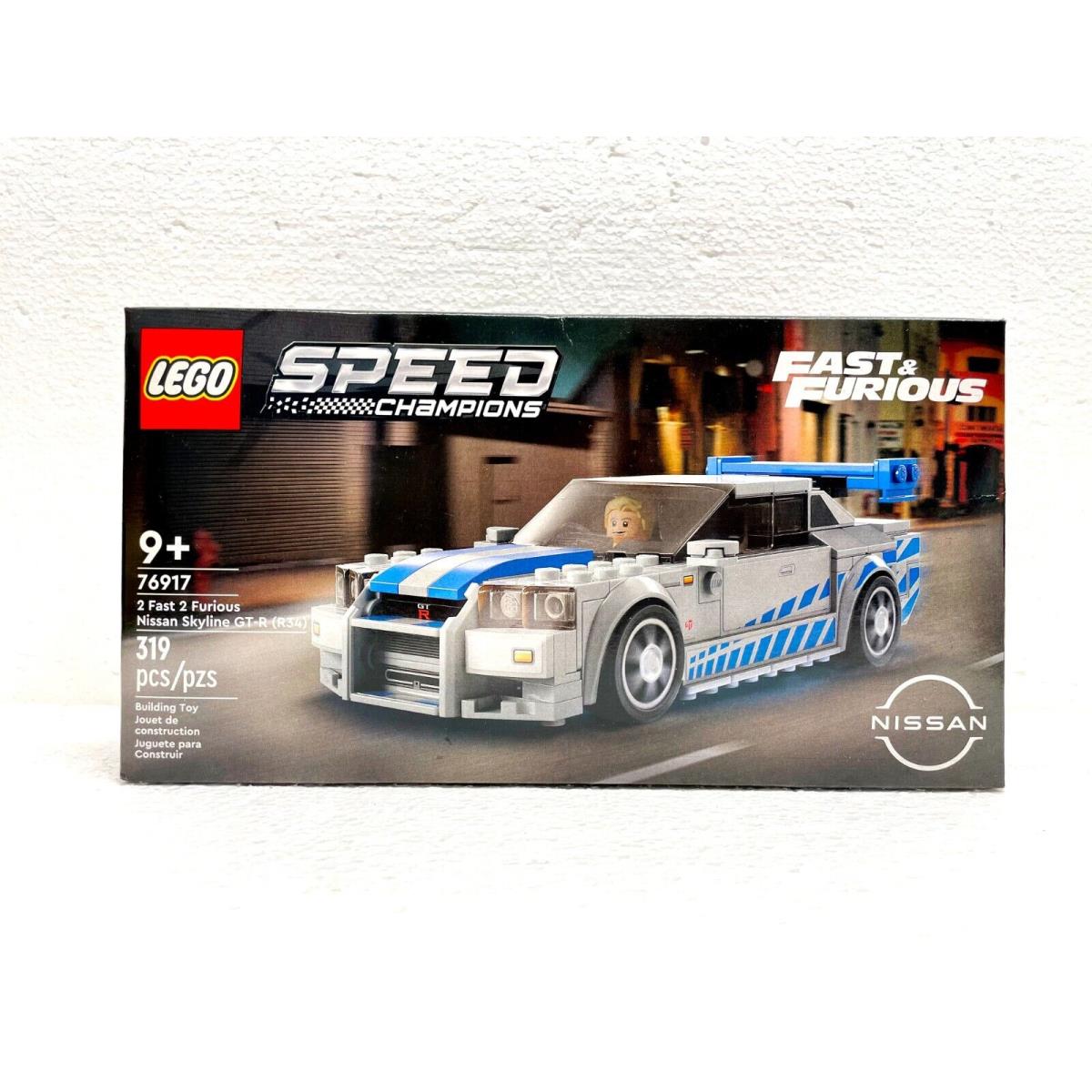 Lego 76917 Speed Champions 2 Fast 2 Furious Nissan Skyline Gt-r R34