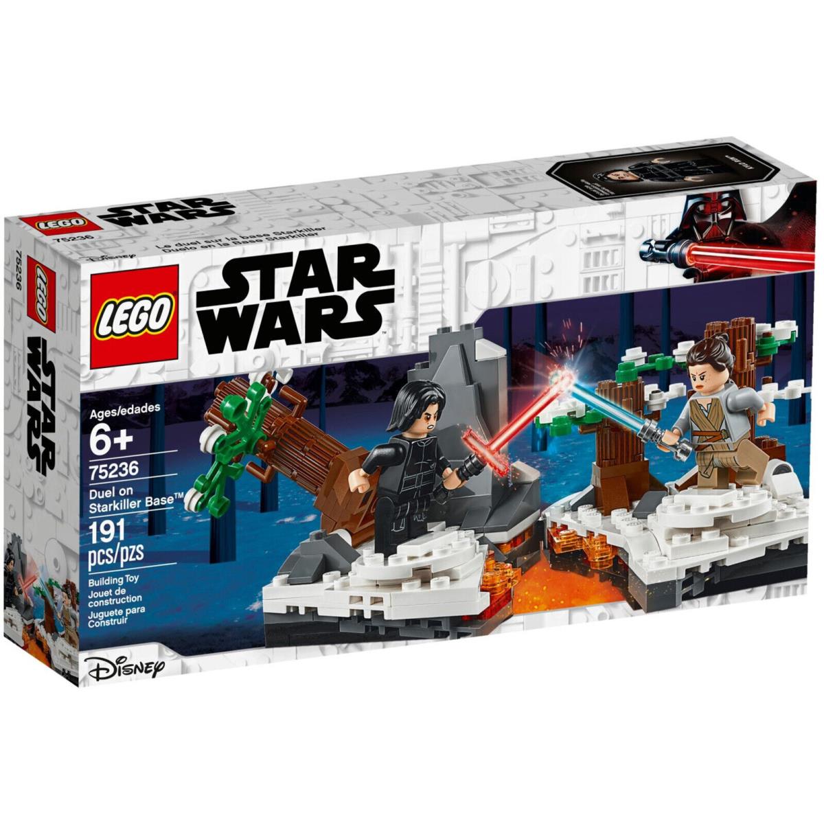 Lego Duel ON Starkiller Base 75236 Set Box sw1006 sw0677 Minifigs