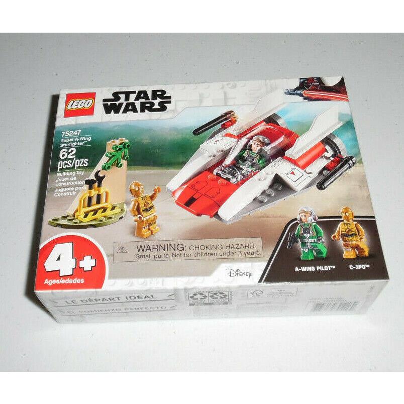 Lego Star Wars Rebel A-wing Starfighter 75247 62 Piece Building Set Toy Kit 2019