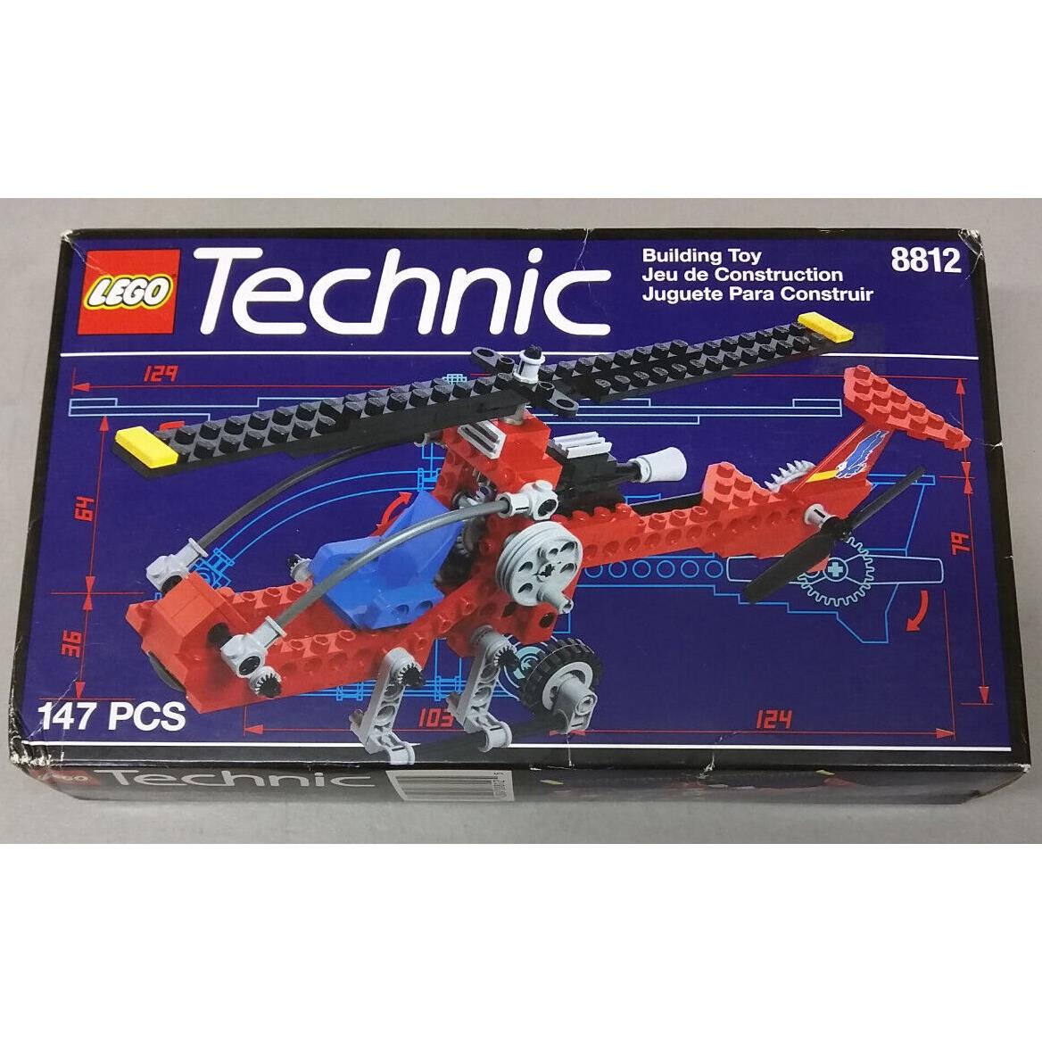 Lego Technic 8812 Aero Hawk II Helicopter Chopper Airplane Prop Plane 8429