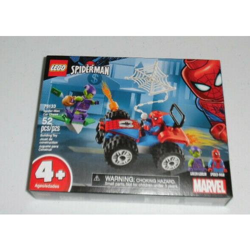 Lego Spider-man Car Chase Green Goblin 76133 Marvel 52 Piece Building Toy Set