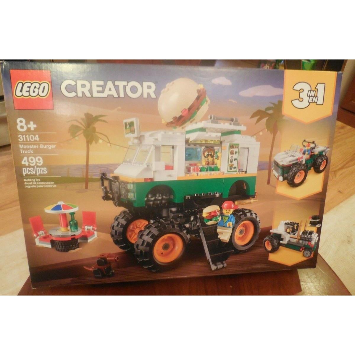 Lego 31104 Creator - Monster Burger Truck 499 Pcs