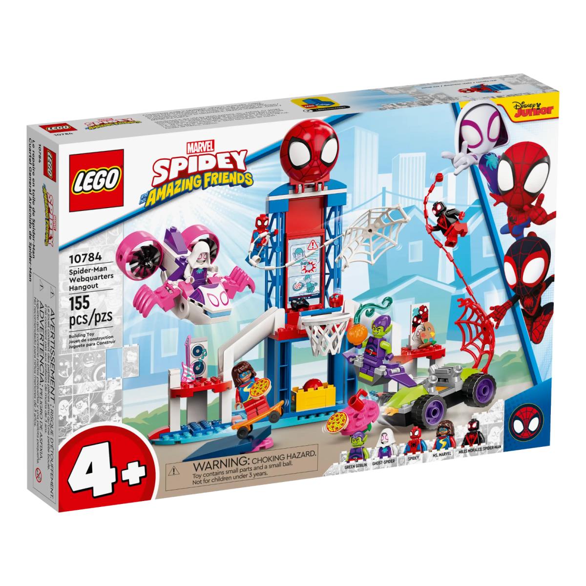 Lego 10784 Marvel Spider-man Webquarters Hangout 4+ Box