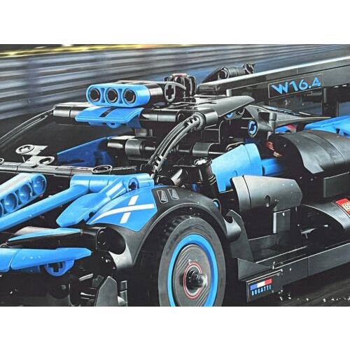 Lego 42162 Technic Bugatti Bolide Agile Blue Car Set Box