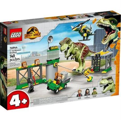 Lego Jurassic World T-rex Dinosaur Breakout Dino Building Set 76944