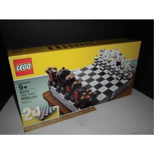 Lego - Chess 40174 - - 1450 Pieces 2 in 1 Checkers Game