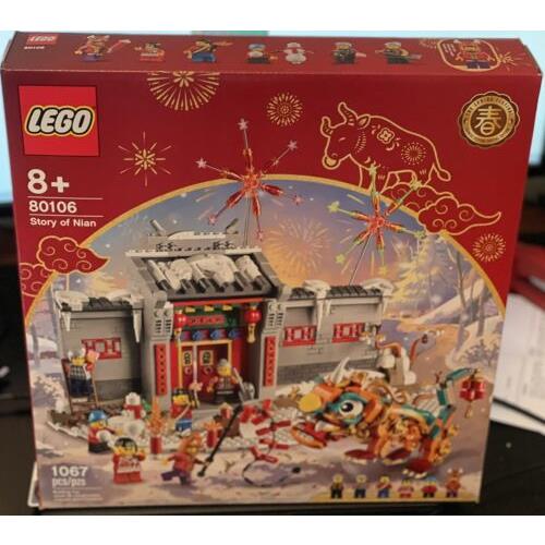 Lego Chinese Year Story of Nian 80106. Shipped From The US