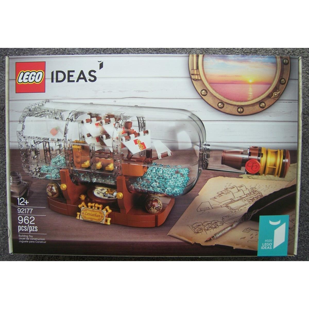 Lego Ideas Ship in a Bottle 92177 Building Set Leviathan Boat Ship 020
