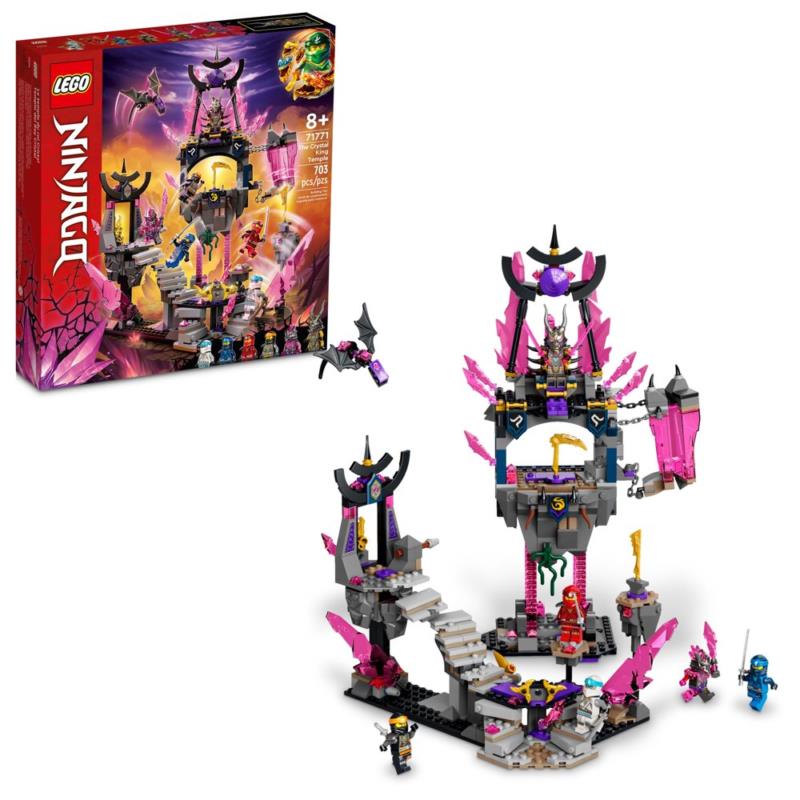 Lego Ninjago The Crystal King Temple 71771 Buildable Ninja Action Playset Toy