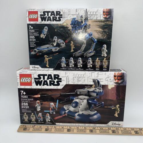 2 Lego Star Wars Set 75280 75283 501st Trooper Minifig Aat Disney