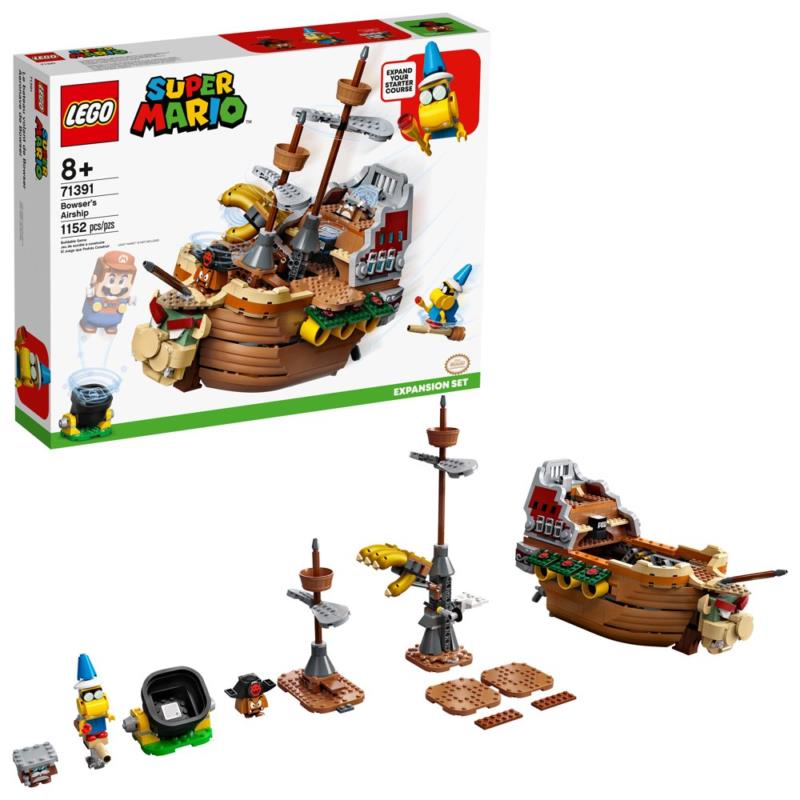 Lego Super Mario Bowser s Airship Expansion Set 71391 Building Toy 1152 Pieces
