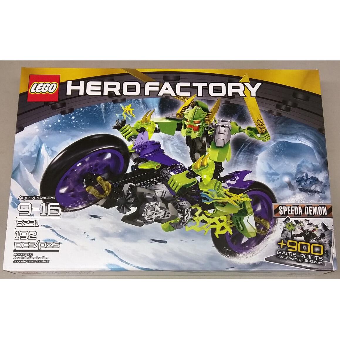 Lego Hero Factory 6231 Speeda Demon Rocket Motorbike Bionicle