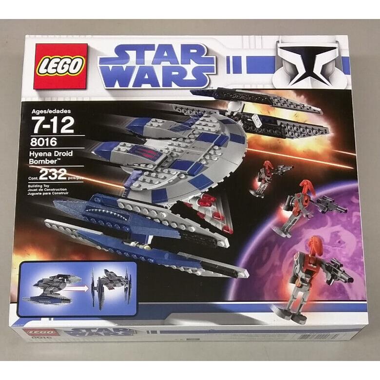 Lego Star Wars 8016 Hyena Droid Bomber Rocket Battle Robot Walker