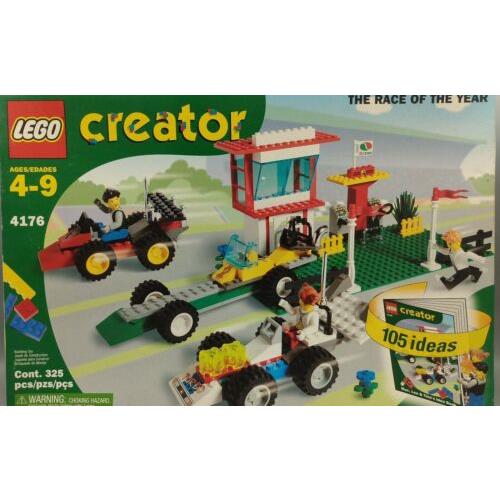 Lego Creator 4176 Set - The Race Of The Year 2001 Ages 4-9 325 Pcs