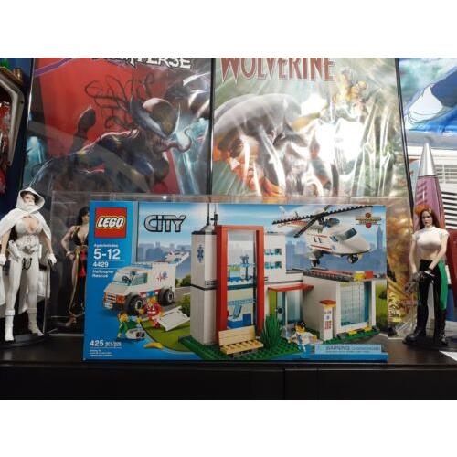 Retired Lego City Helicopter Rescue Set 4429