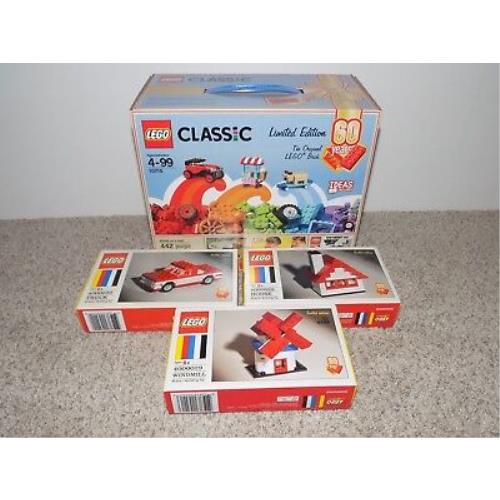 Lego 60th Anniversary Limited Edition Sets- Classic Windmill House Truck