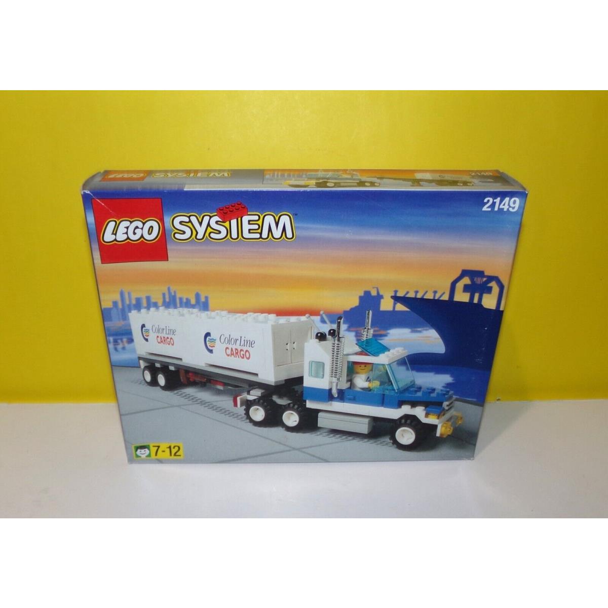 Lego Town 2149 Color Line Container Lorry System Vintage Retired Set