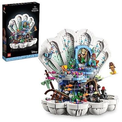Lego Disney Princess 43225 The Little Mermaid Royal Clamshell Building Set 2023