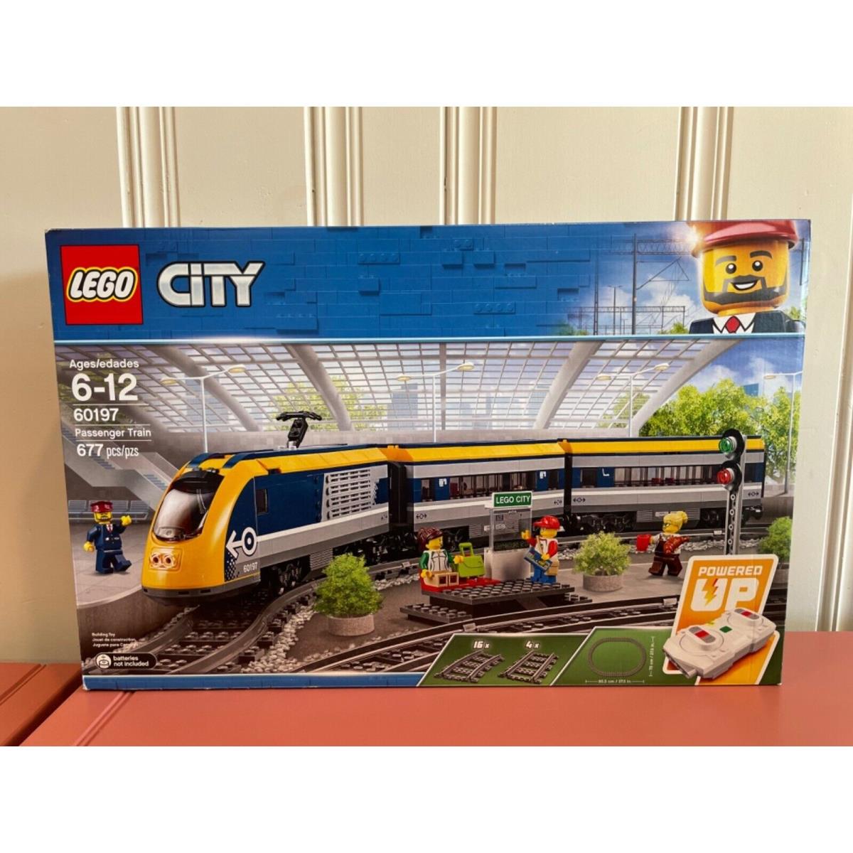Lego City Passenger Train 60197 Building Kit 677 Pcs Retired Set Playset