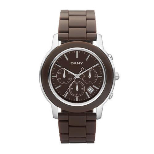 Dkny Brown Acrylic Band Chronograph WATCH-NY8357