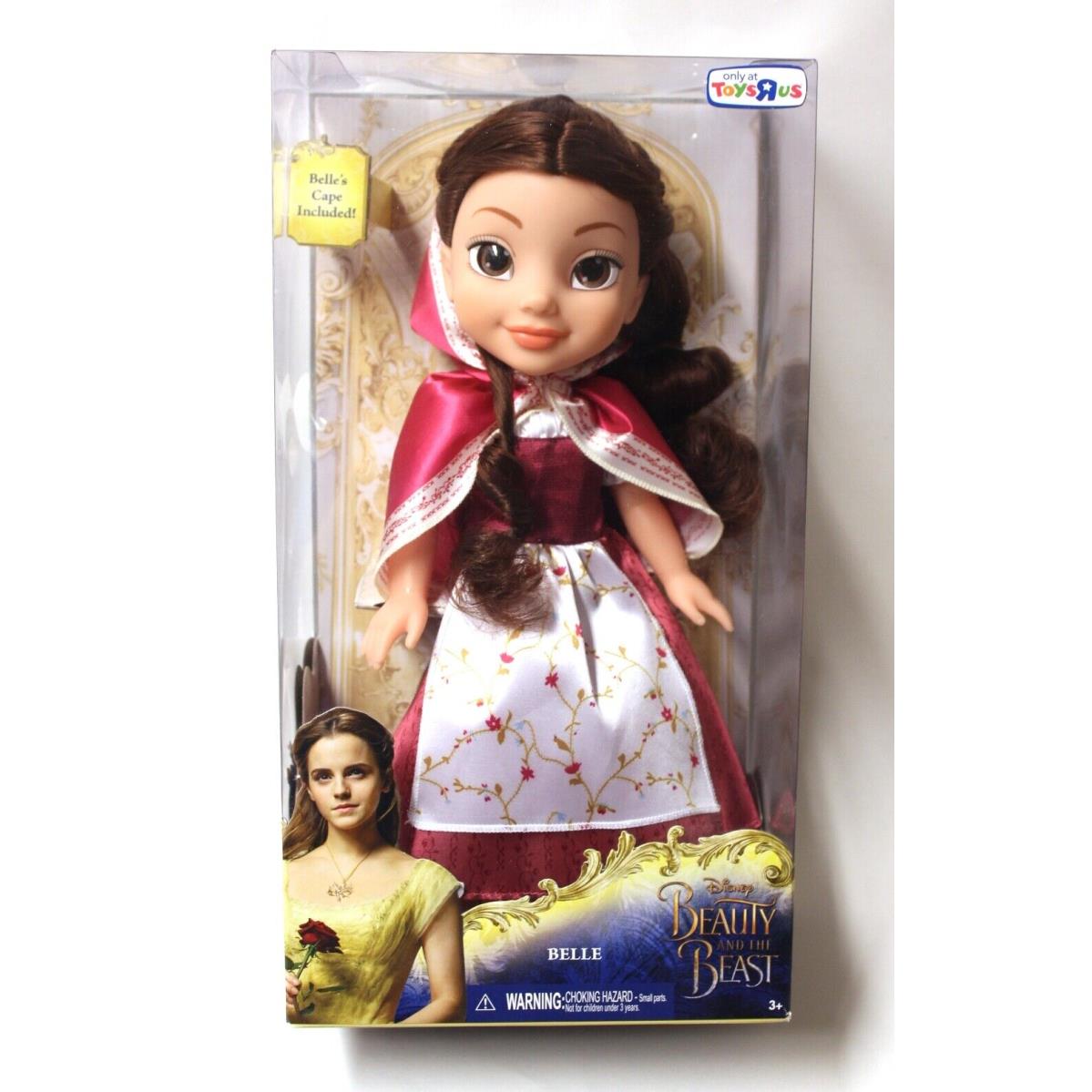 Disney Beauty and The Beast Belle Red Dress 14-Inch Doll with Cape