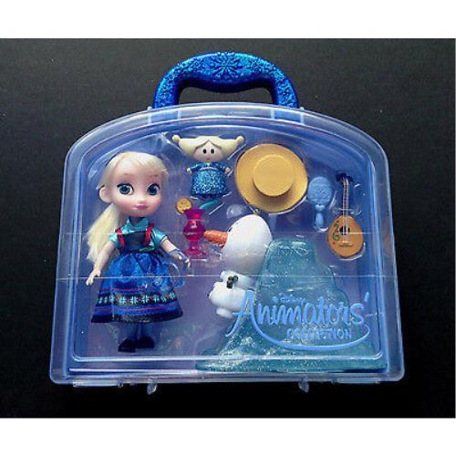 Disney Store Animators Collection - 5 Mini Doll Play Set - Elsa