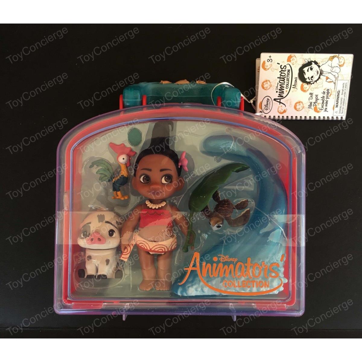 Disney Store Animators Collection - 5 Mini Doll Play Set - Moana