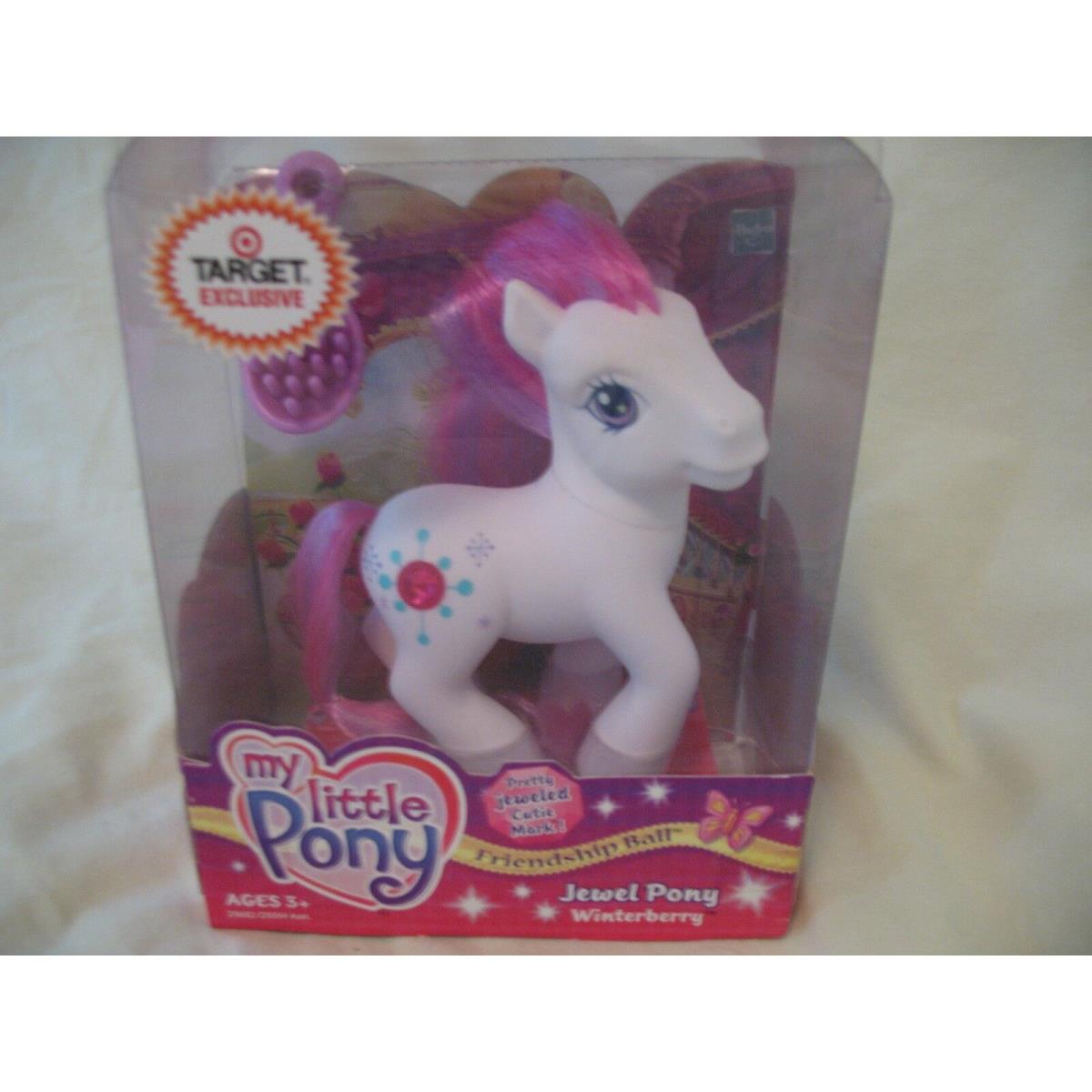 My Little Pony `winterberry` Friendship Ball Jewel Pony - G3