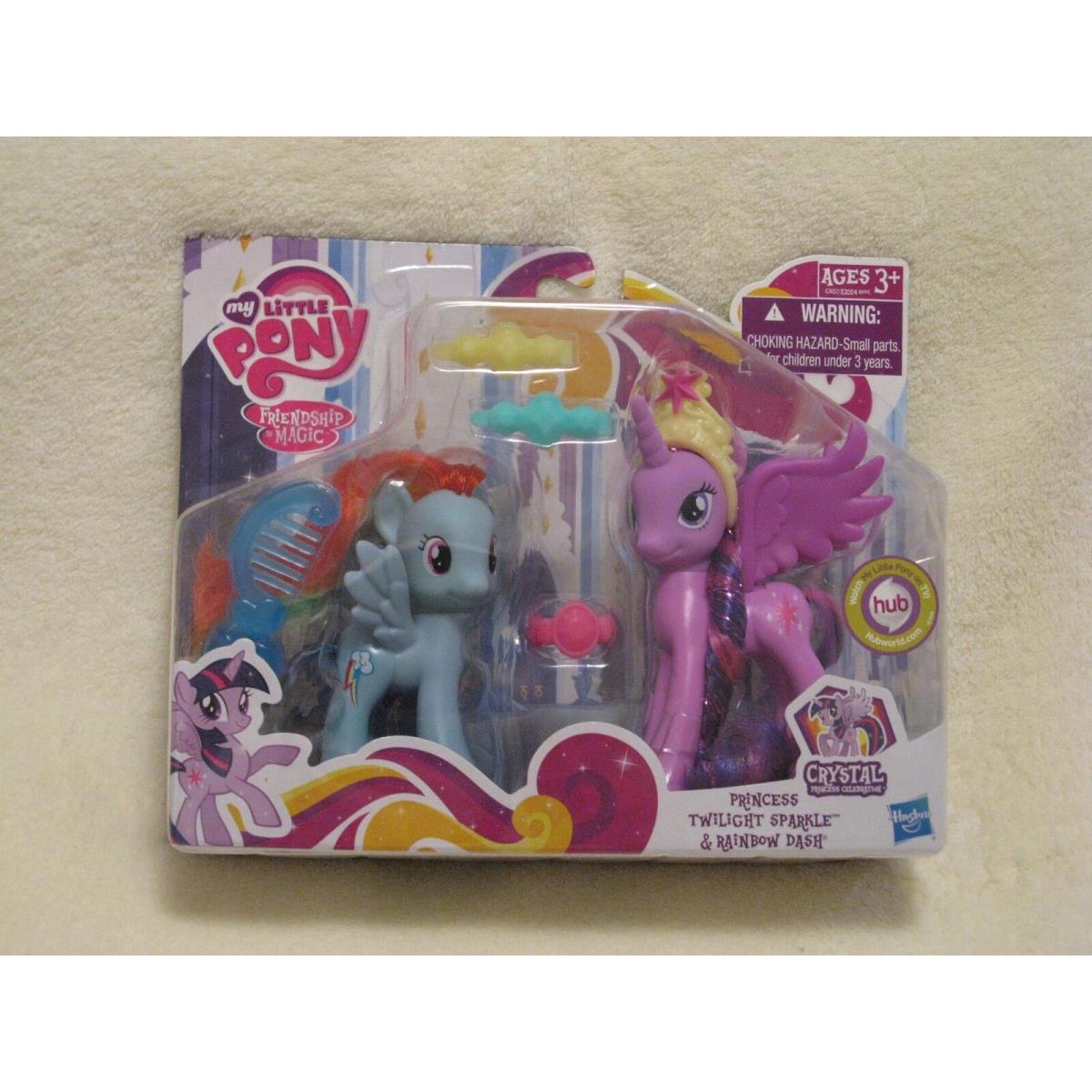 My Little Pony Fim `princess Twilight Sparkle` `rainbow Dash` Limited Ed