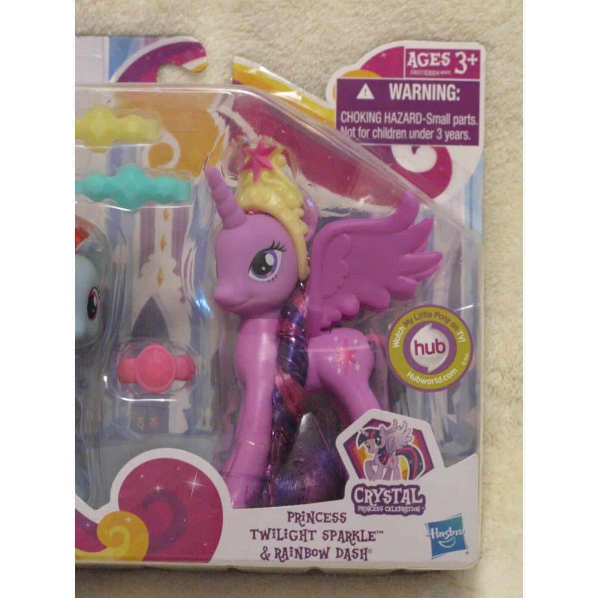 My Little Pony Fim `princess Twilight Sparkle` `rainbow Dash` Limited Ed