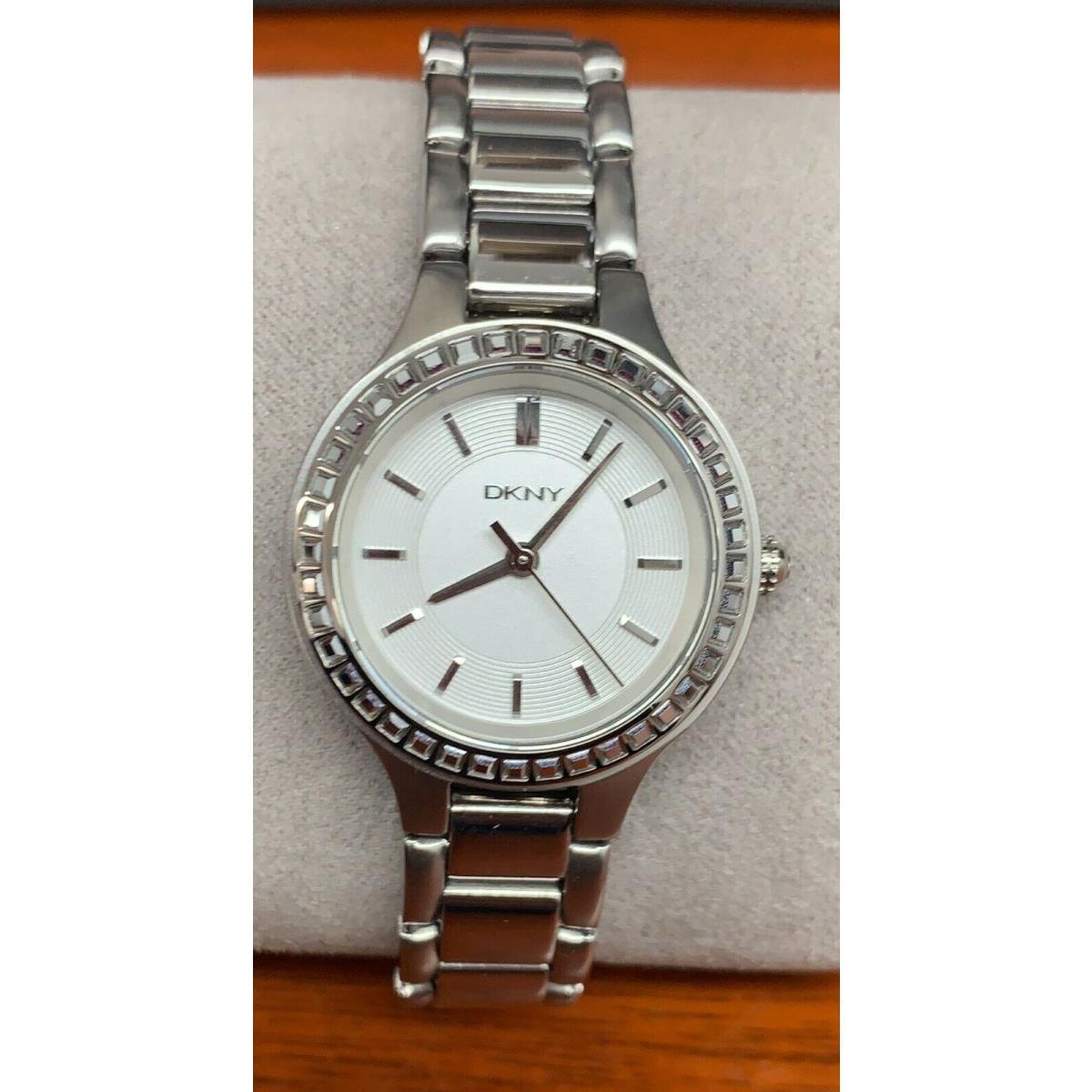 Dkny NY2220 Chambers Silver Dial Stainless Steel Men`s Watch