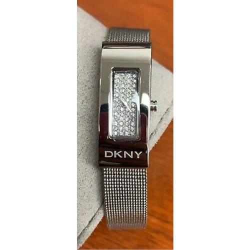 Dkny Silver-tone Mesh Bracelet Women`s Watch NY2109