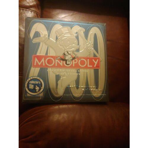 Monopoly 2000 Millennium Edition 1998 Collectors Tin Holographic Translucent
