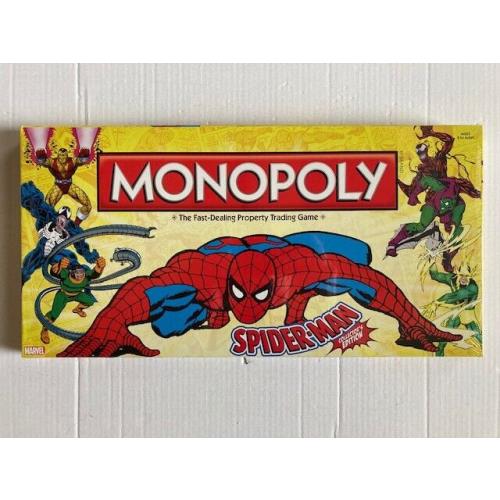 Spider-man Monopoly Usaopoly Hasbro 2010 Collectors Edition