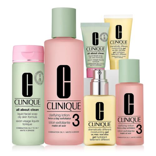 Clinique 6pc Skin Care Set - Facial Soap Clarifiying Lotion 3