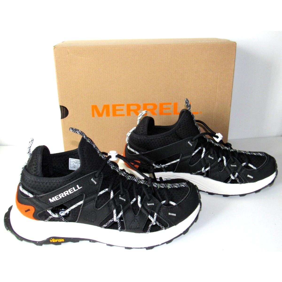 Merrell Moab Flight Sieve Black Vibram Slip-on Water Hiking Shoes Womens Size 11