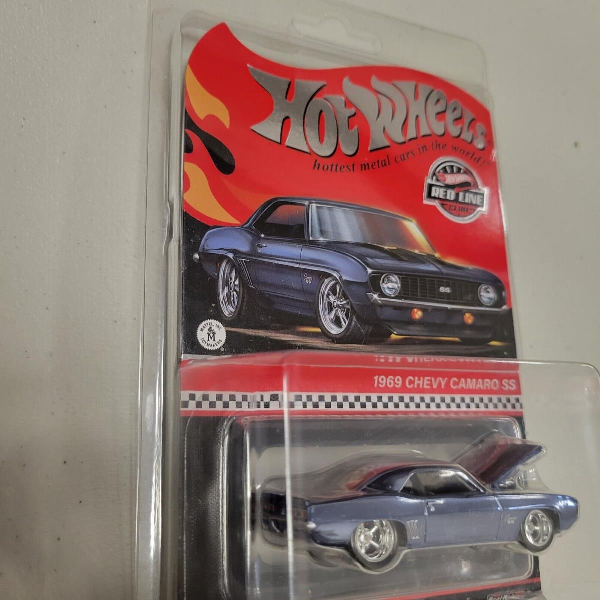 Mattel Hot Wheels Rlc Exclusive 1969 Chevrolet Camaro SS 1/64 Car - Blue HNL21