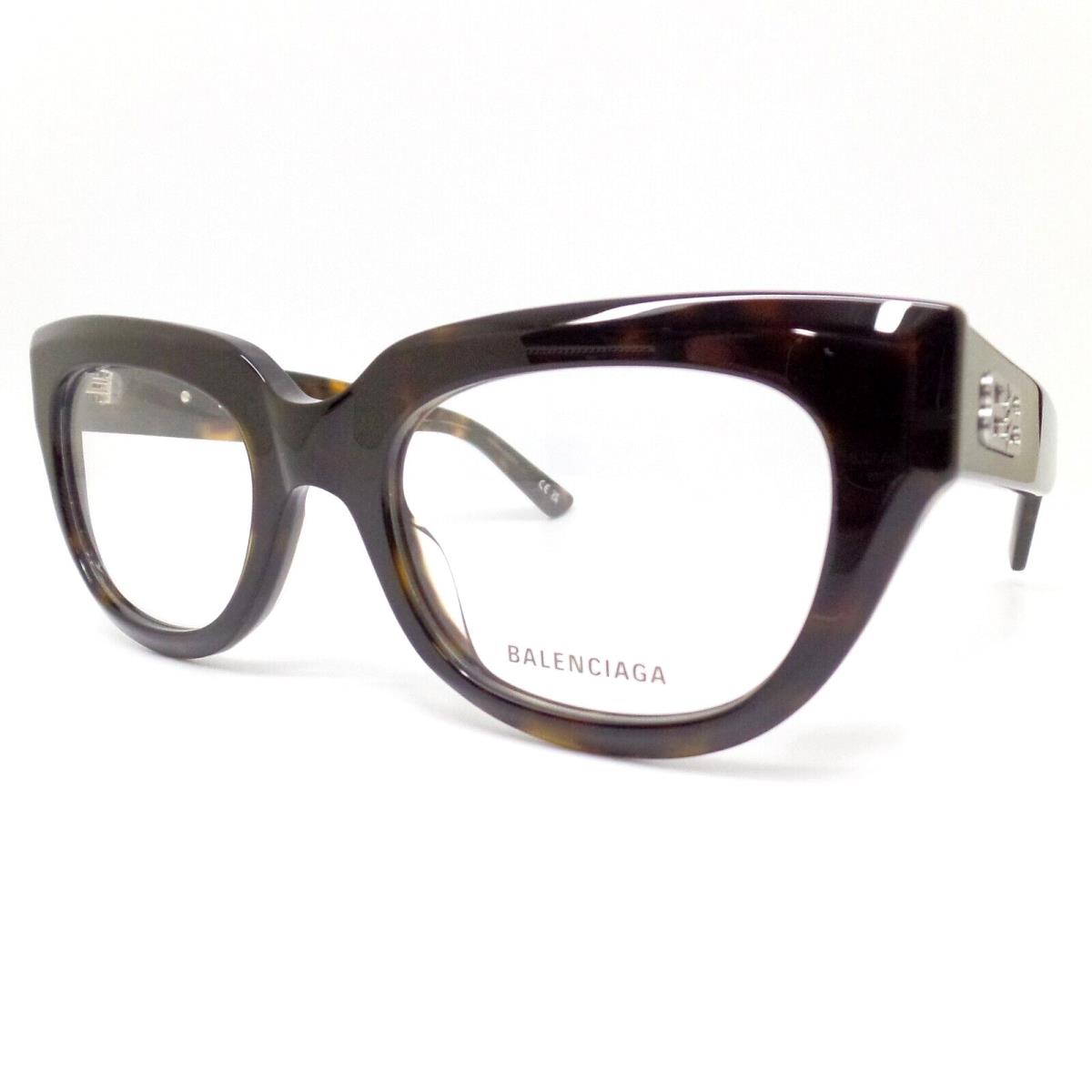 Balenciaga BB0239O 002 Havana 50mm Eyeglass Frame