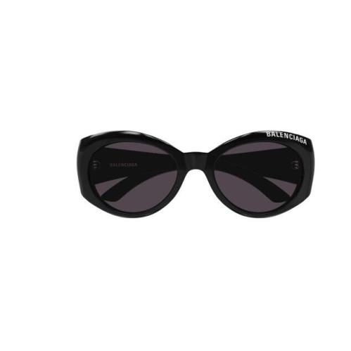 Balenciaga BB0267S 001 Black/grey Cat-eye Women`s Sunglasses