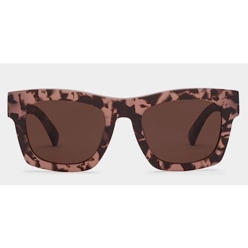 Electric Crasher 53 Sunglasses-blush Tort Tortoise-rose Polarized Lens