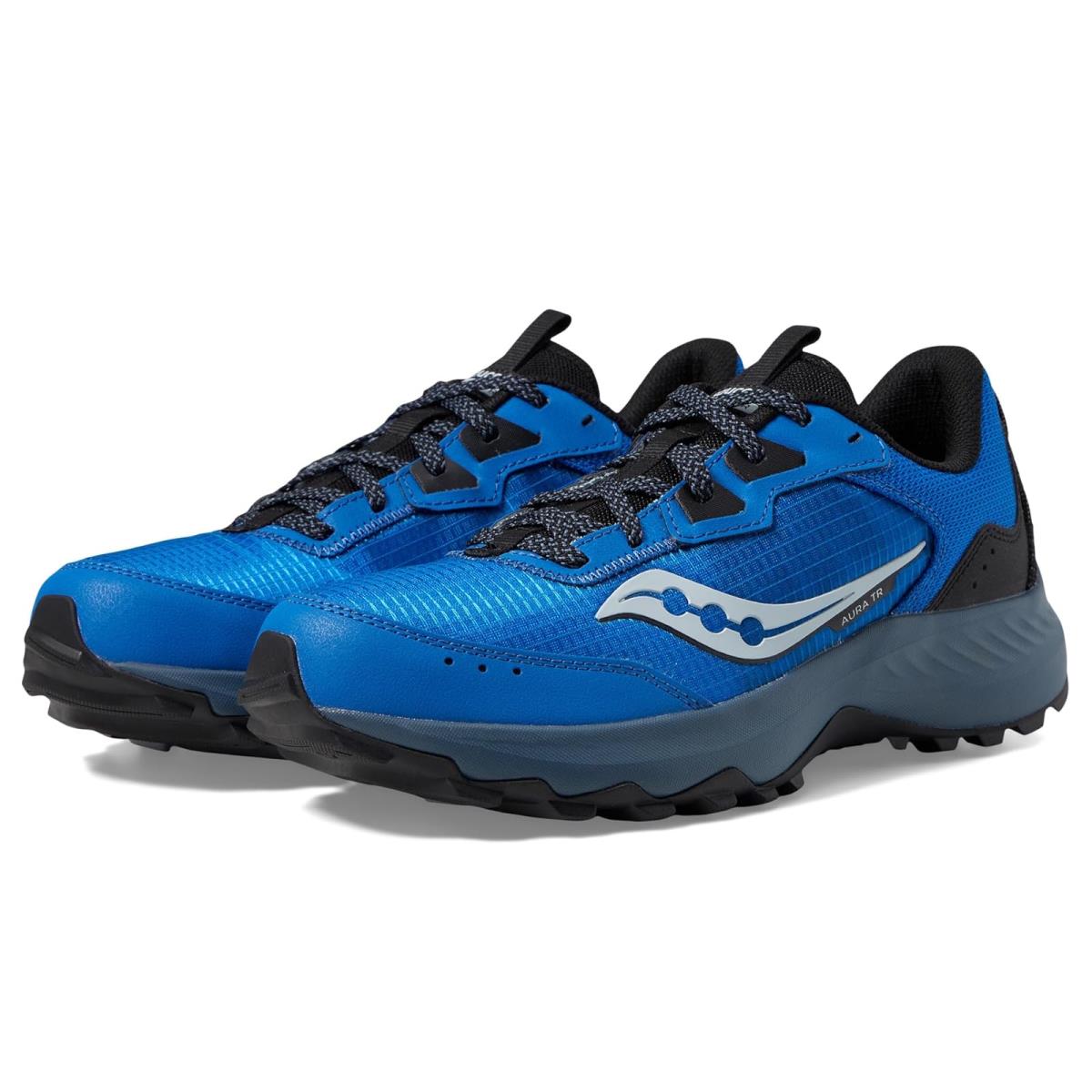 Man`s Sneakers Athletic Shoes Saucony Aura TR Cobalt/Black