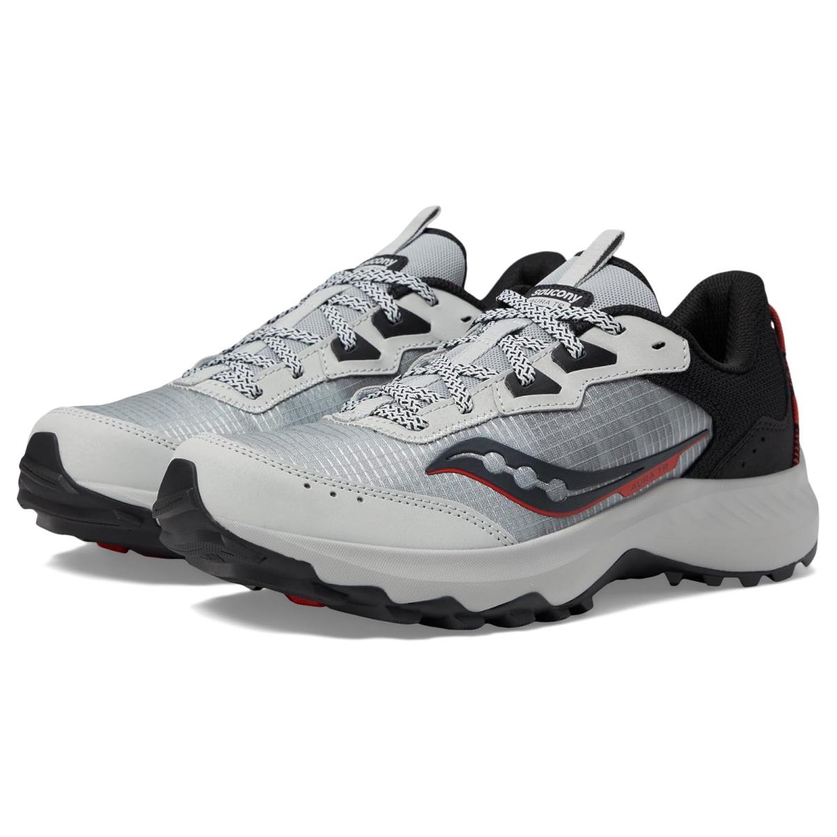 Man`s Sneakers Athletic Shoes Saucony Aura TR Concrete/Black