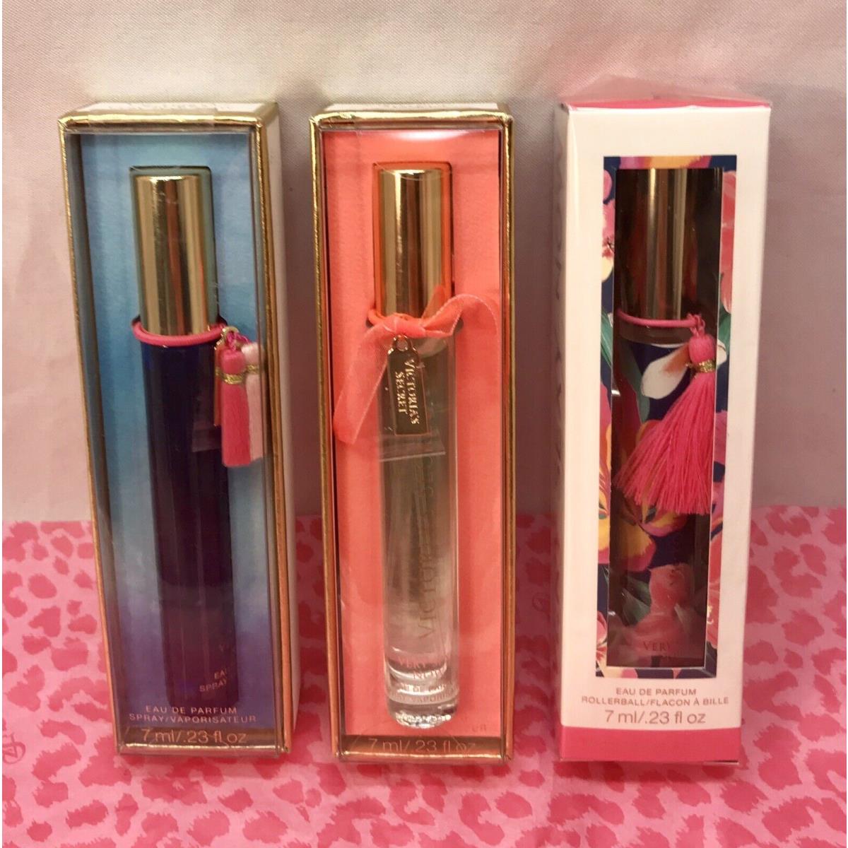 Victoria`s Secret Very Sexy Now Rollerball Perfume Fragrance 3 Collection Rare