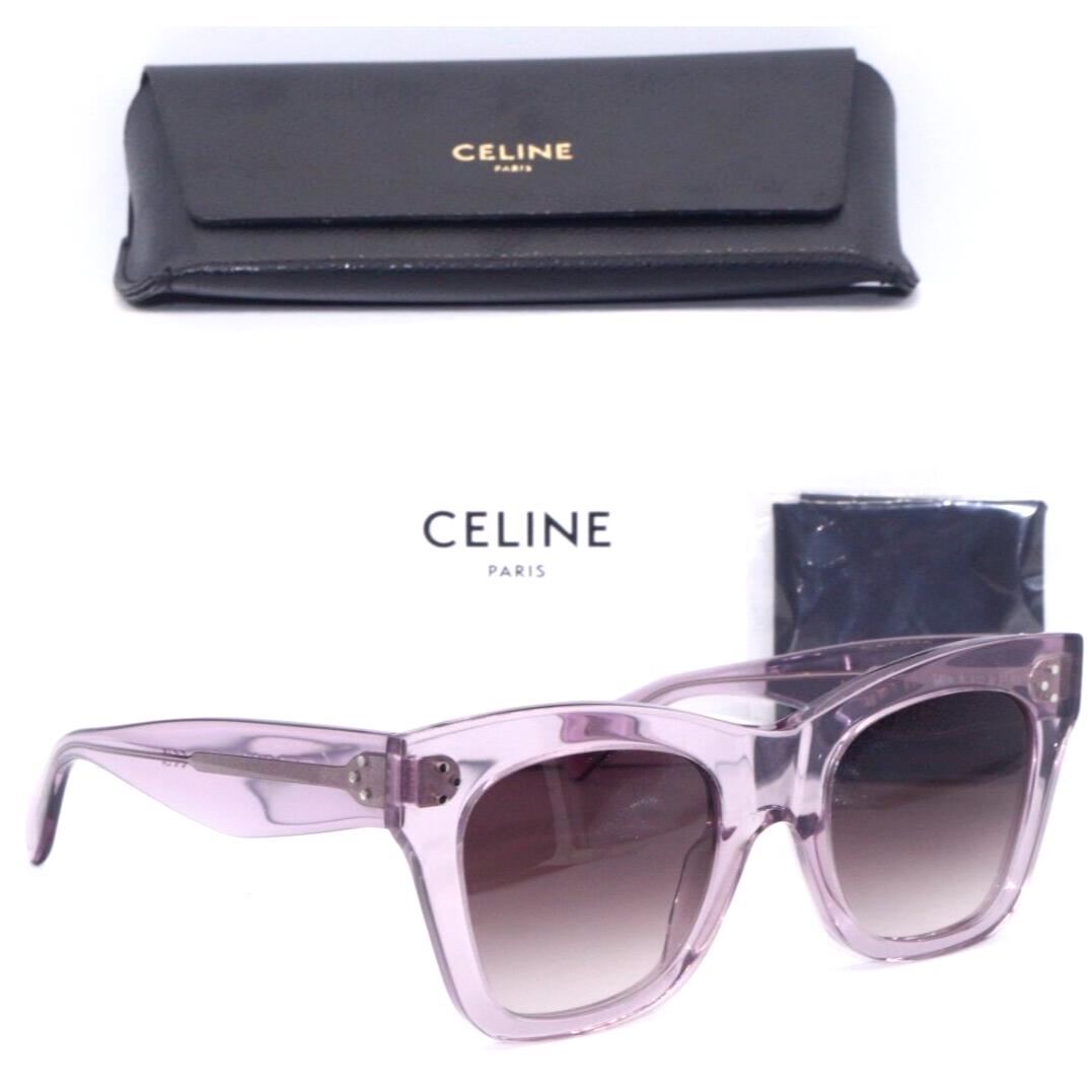 Celine CL 4004IN 78Z Clear Pink/pink Gradient Lens Authentc Sunglasses 50-22